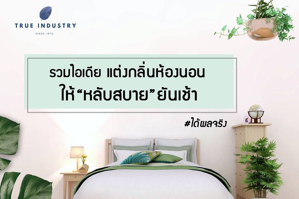 รวมไอเดีย แต่งกลิ่นห้องนอนให้หลับสบาย ยันเช้า
